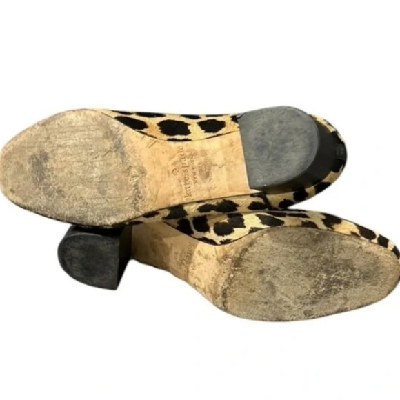 Leopard print fur high heeled boots - Picture 3 of 4